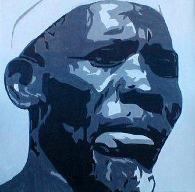 Artist Asbjorn Lonvig. 'Man' Artwork Image, Created in 2003, Original Painting Other. #art #artist