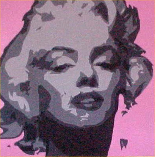 Artist Asbjorn Lonvig. 'Marilyn' Artwork Image, Created in 2000, Original Painting Other. #art #artist