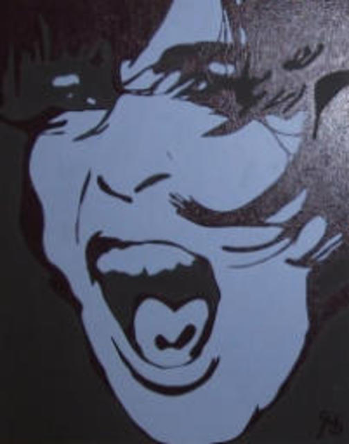 Asbjorn Lonvig  'Scream', created in 2000, Original Painting Other.