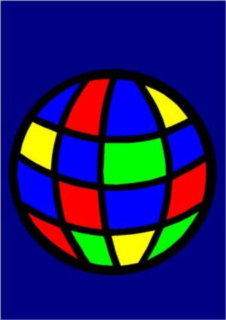 Artist Asbjorn Lonvig. 'Unicef Globes' Artwork Image, Created in 2003, Original Painting Other. #art #artist