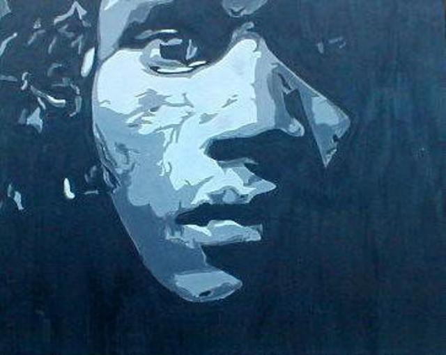 Asbjorn Lonvig  'Young Man', created in 2003, Original Painting Other.