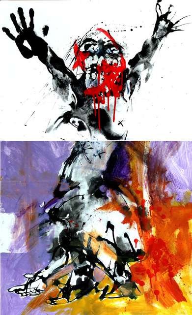Artist Luis Rocca. 'Nude Acrylic 01' Artwork Image, Created in 2010, Original Drawing Pencil. #art #artist
