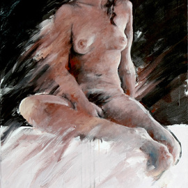 Luis Rocca: 'Nude Acrylic F210', 2010 Acrylic Painting, nudes. Artist Description:   Nude Acrylic F210  ...