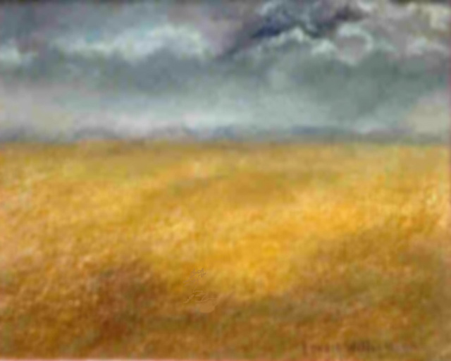Artist Lorrie Williamson. 'The Lone Prairie' Artwork Image, Created in 2003, Original Pastel Oil. #art #artist