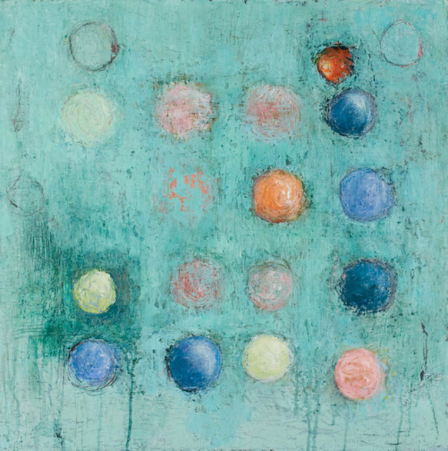 Louise Weinberg  'Sphere Series Untitled 28', created in 2009, Original Painting Oil.