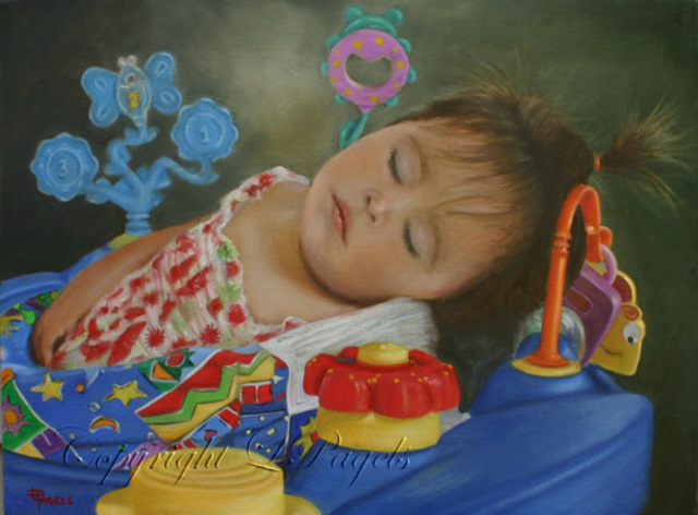 Laurie Pagels  'Sweet Dreams', created in 2009, Original Watercolor.