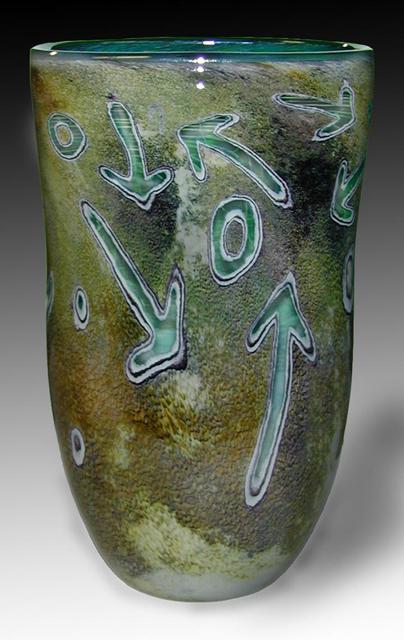 Lawrence Tuber  'Chaos', created in 2003, Original Sculpture Glass.