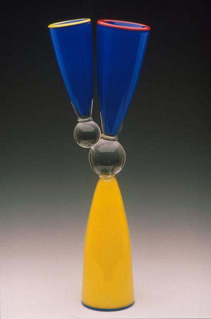 Lawrence Tuber  'Vessel Family', created in 2002, Original Sculpture Glass.