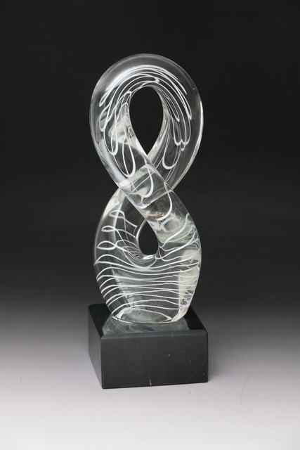 Lawrence Tuber  'Infinity Szculpture', created in 2022, Original Sculpture Glass.