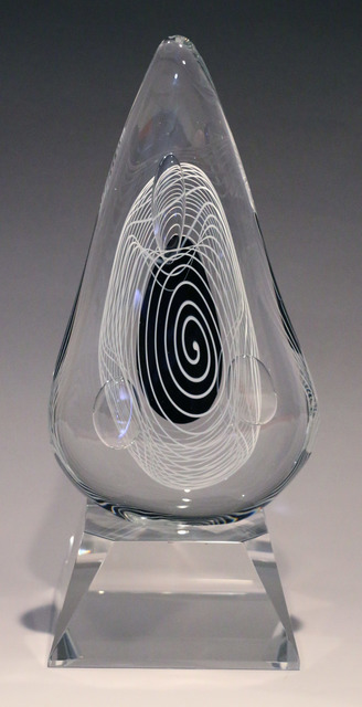 Lawrence Tuber  'Sculptural Award', created in 2019, Original Sculpture Glass.
