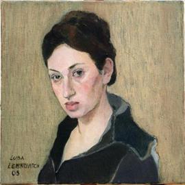 Lubov Meshulam Lemkovitch: 'Anna', 2005 Oil Painting, Portrait. Artist Description:  Portrait of a Young Woman ...