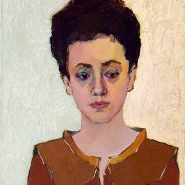 Lubov Meshulam Lemkovitch: 'Marina', 2008 Oil Painting, Portrait. 