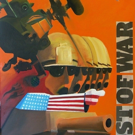 Tom Lund-lack: 'The True Cost of War', 2008 Oil Painting, Political. Artist Description:  This is the first political work that I have completed and is intended to be a statement about the waste of life in what I and many others see as an illegal war in Iraq.  It arose out of an experiment with abstarcting an Apacahe helicopter which set ...