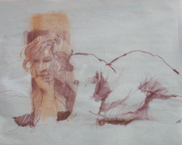 Artist Lucille Rella. 'Torrey 3' Artwork Image, Created in 2011, Original Drawing Pastel. #art #artist