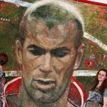 Zinedine Zidane By Ekaterina Lutokhina