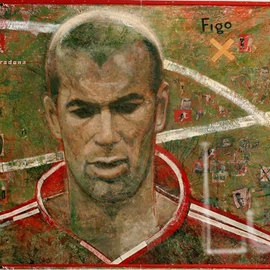 Zinedine Zidane By Ekaterina Lutokhina