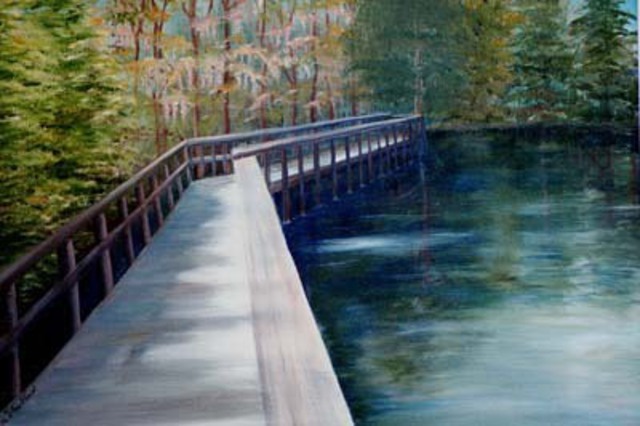 Lora Vannoord  'Walk In The Park', created in 2011, Original Painting Other.