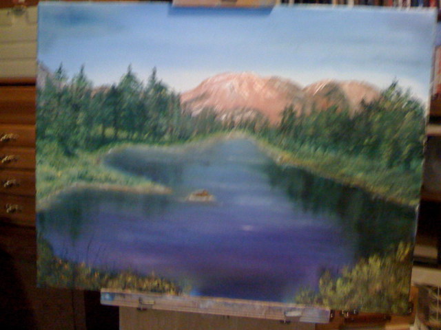 Leonard Parker  'California Dreamin', created in 2006, Original Painting Oil.