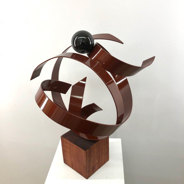 Mac Worthington  'Embrace', created in 2021, Original Sculpture Stone.