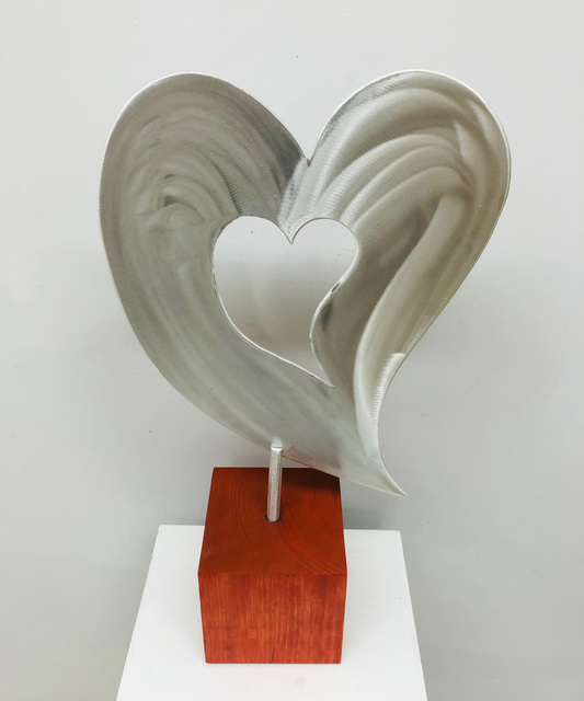 Mac Worthington  'Love Comes 1st', created in 2021, Original Sculpture Stone.