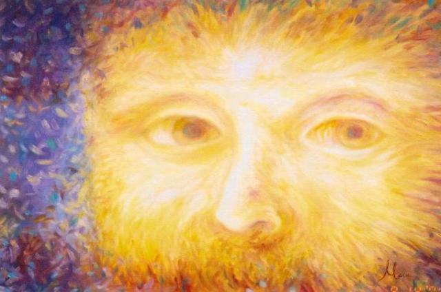 Artist Marco Calderon. 'Van Gogh' Artwork Image, Created in 2004, Original Painting Oil. #art #artist