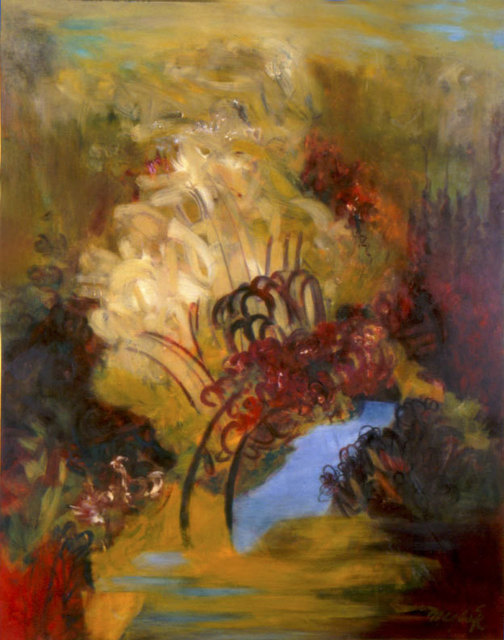 Magda Santiago  'Bruma', created in 2008, Original Painting Oil.