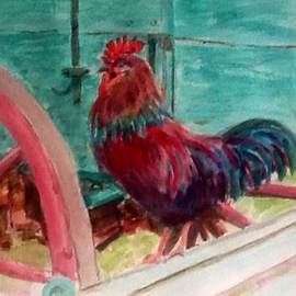 Mary Jean Mailloux Artwork Cockdoodledoo , 2015 Watercolor, Country