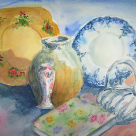 cottage crockery  By Mary Jean Mailloux