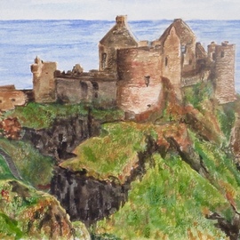 dunluce castle ruins By Mary Jean Mailloux