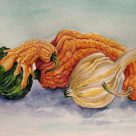 gourd friends By Mary Jean Mailloux