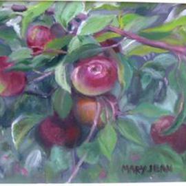 Mary Jean Mailloux: 'juicy pick', 2003 Oil Painting, Botanical. Artist Description: who can resist this tempting treat...