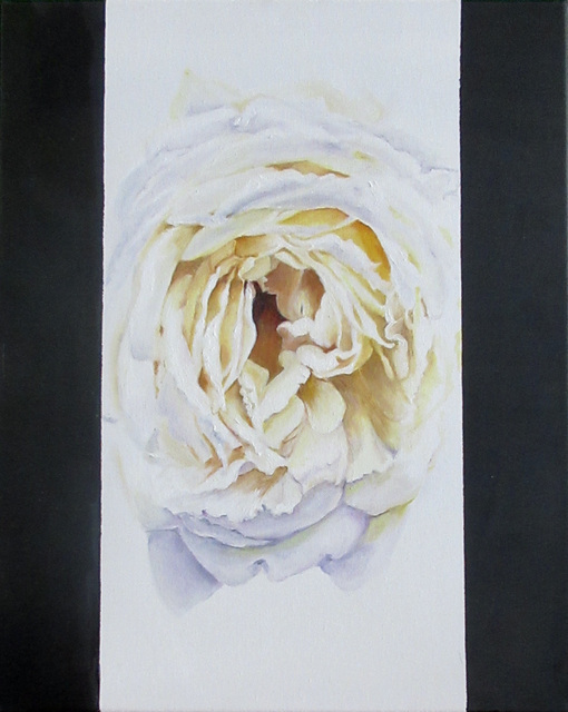 Mary Jean Mailloux  'Le Coeur De La Rose', created in 2022, Original Drawing Gouache.