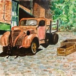 old distillery van By Mary Jean Mailloux