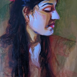 woman in thoughts By Maitrry P Shah