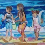 Children At The Beach, Maja Djokic Mihajlovic