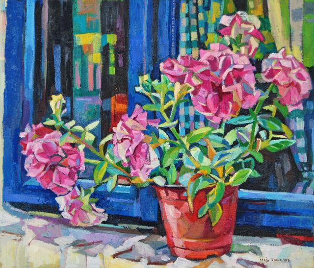 Maja Djokic Mihajlovic  'Floral Composition', created in 2013, Original Pastel.