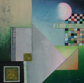 Reiner Makarowski: 'klarheit 2', 2019 Oil Painting, Abstract. Expressive abstract...