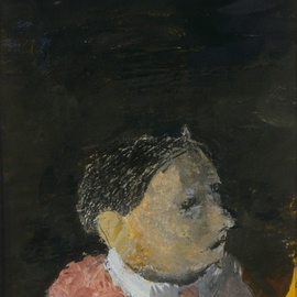 Malcolm Moran: 'the glutton', 1997 Other Painting, Archetypal. Artist Description: portrait, people...