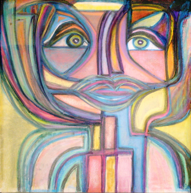 Artist B Malke. 'Looking At You' Artwork Image, Created in 2009, Original Painting Ink. #art #artist