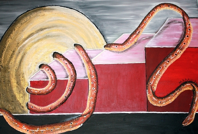 Mamu Art  'Ilussion', created in 2011, Original Painting Acrylic.