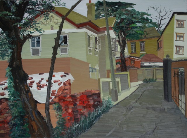 Mandy Sun  'Street Scene I', created in 2013, Original Paper.