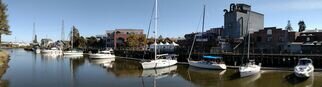 Charles Baldwin: 'petaluma harbour sailboats', 2023 Digital Photograph, Landscape. Petaluma Harbor with Sailboats...