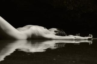 Manolis Tsantakis: 'Body reflection', 2011 Black and White Photograph, nudes. 