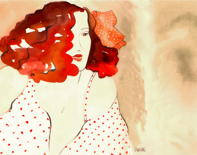 Leslie Marcus  'SWISS RED', created in 2007, Original Painting Oil.