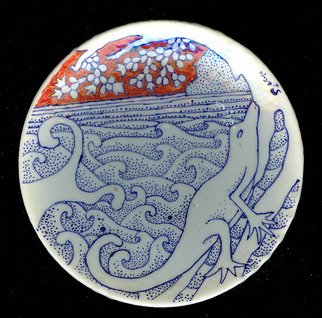 Setyo Mardiyantoro: 'lucertola', 2010 Wheel Ceramics, Animals. 
