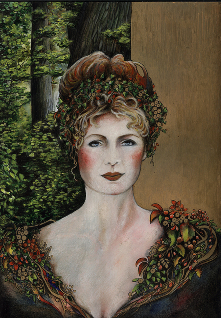 Venczak Marianna  'Suzanne', created in 2010, Original Watercolor.