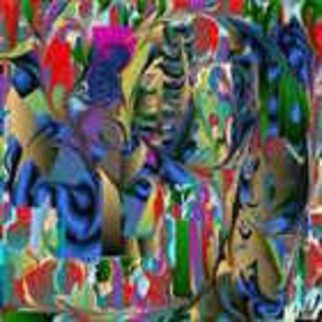 Mariela Rios: 'versace firma', 2007 Digital Art, Abstract.                 computer art digital painting -          ...