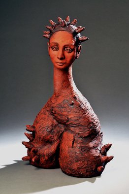 Marie Weaver: 'propagation', 2013 Handbuilt Ceramics, Figurative. Unglazed earthenware with a post apocalyptic theme...