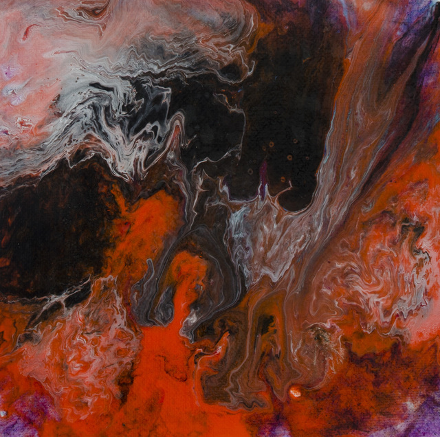 C. Mari Pack  'Eruption Implosion', created in 2015, Original Painting Acrylic.