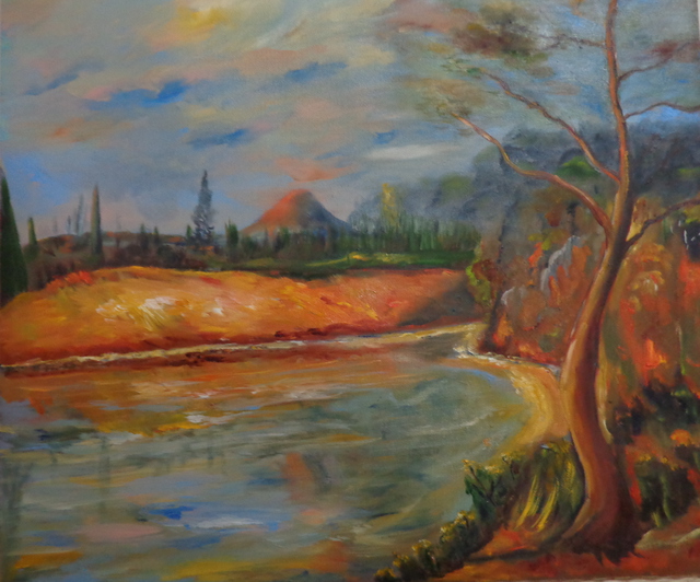 Marilze Abreu  'Lago', created in 2014, Original Painting Oil.